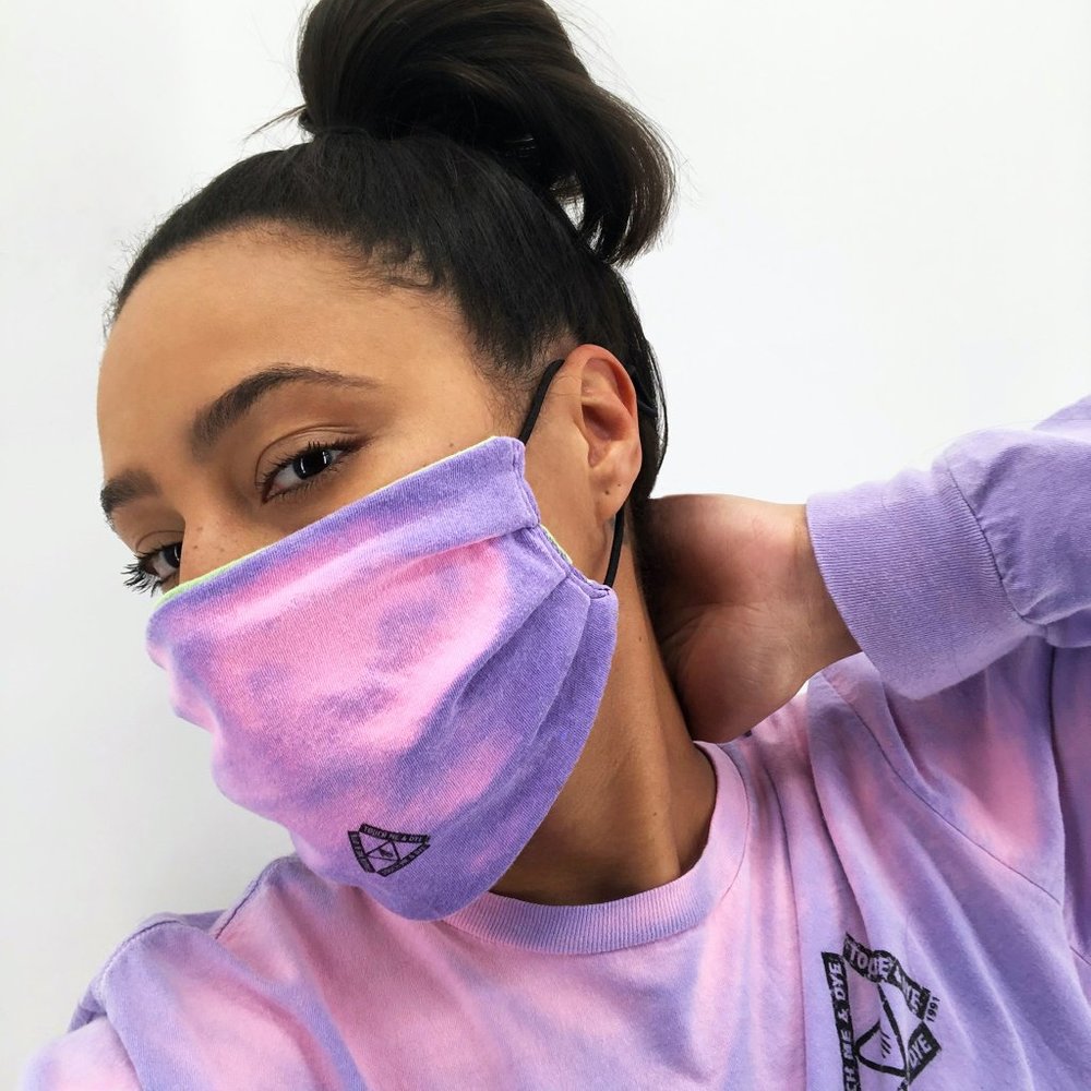 TOUCH ME & DYE Color Changing Masks- Purple Haze